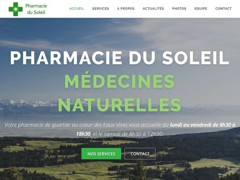 image - site internet: Pharmacie du Soleil